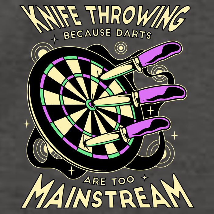 Knife Throwing Because Darts Are Too Mainstream Vector Backpack