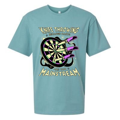 Knife Throwing Because Darts Are Too Mainstream Sueded Cloud Jersey T-Shirt