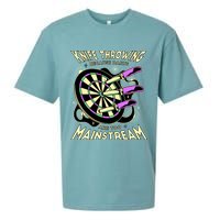 Knife Throwing Because Darts Are Too Mainstream Sueded Cloud Jersey T-Shirt