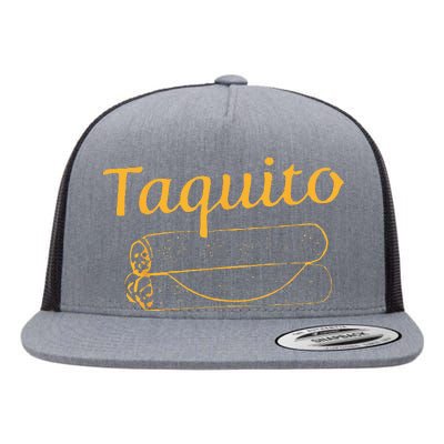 Kids Taquito Burrito Taco Taquito Matching Family Flat Bill Trucker Hat