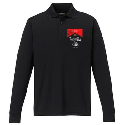 Kills The Boredom Performance Long Sleeve Polo