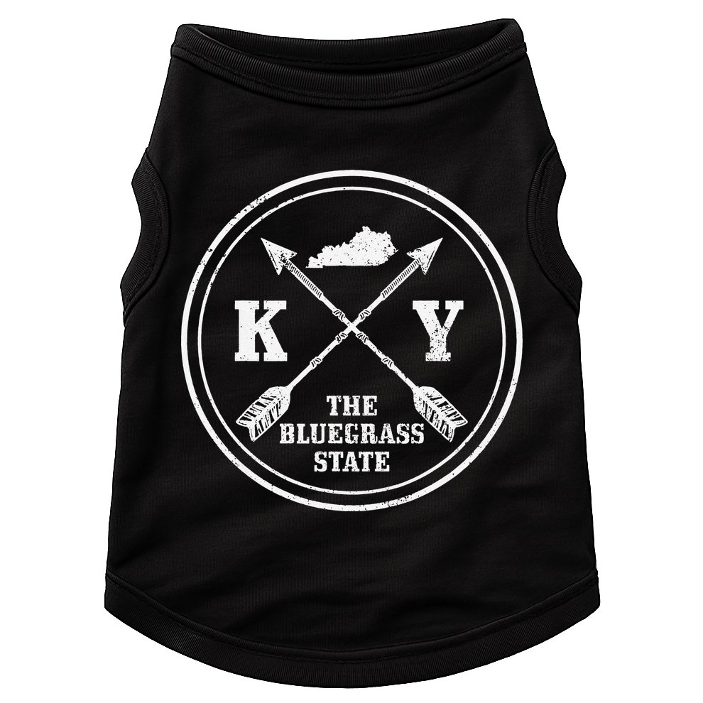 Kentucky The Bluegrass State Arrows Vintage Doggie Tank