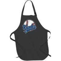 Kindergarten Team Back To School Baseball Player Full-Length Apron With Pockets