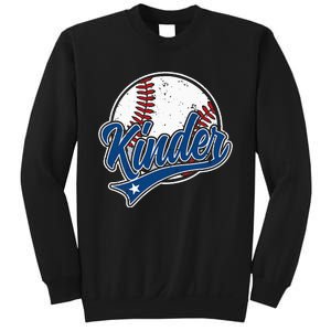 Kindergarten Team Back To School Baseball Player Sweatshirt