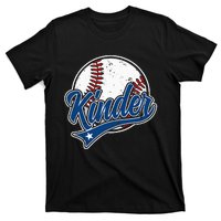 Kindergarten Team Back To School Baseball Player T-Shirt