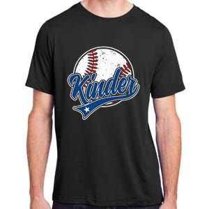 Kindergarten Team Back To School Baseball Player Adult ChromaSoft Performance T-Shirt