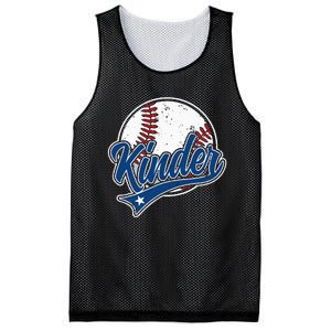 Kindergarten Team Back To School Baseball Player Mesh Reversible Basketball Jersey Tank