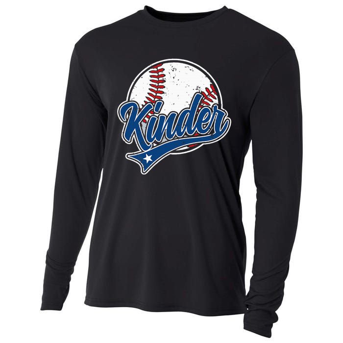 Kindergarten Team Back To School Baseball Player Cooling Performance Long Sleeve Crew