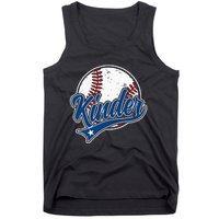 Kindergarten Team Back To School Baseball Player Tank Top