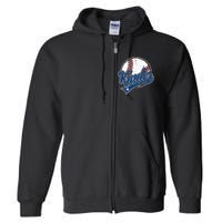 Kindergarten Team Back To School Baseball Player Full Zip Hoodie