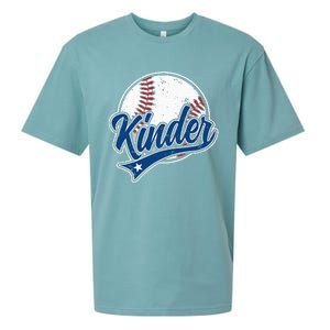 Kindergarten Team Back To School Baseball Player Sueded Cloud Jersey T-Shirt