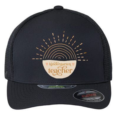 Kindergarten Teacher Back To School Flexfit Unipanel Trucker Cap