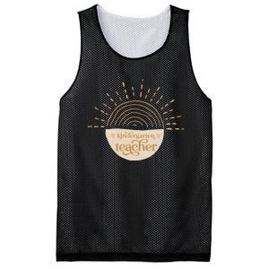 Kindergarten Teacher Back To School Mesh Reversible Basketball Jersey Tank