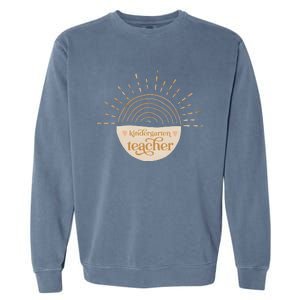 Kindergarten Teacher Back To School Garment-Dyed Sweatshirt