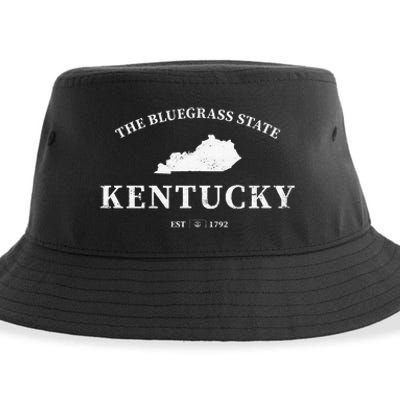 Kentucky The Bluegrass State Sustainable Bucket Hat