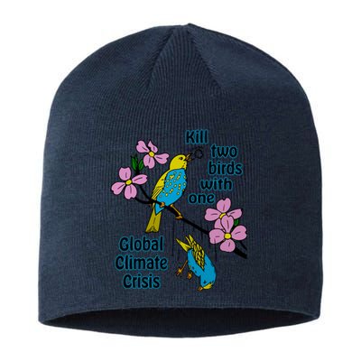 Kill Two Birds With One Global Climate Crisis Sustainable Beanie