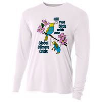 Kill Two Birds With One Global Climate Crisis Cooling Performance Long Sleeve Crew