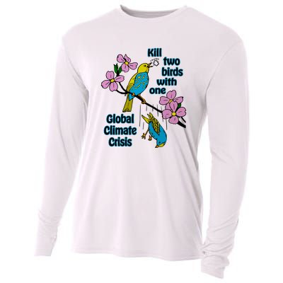 Kill Two Birds With One Global Climate Crisis Cooling Performance Long Sleeve Crew