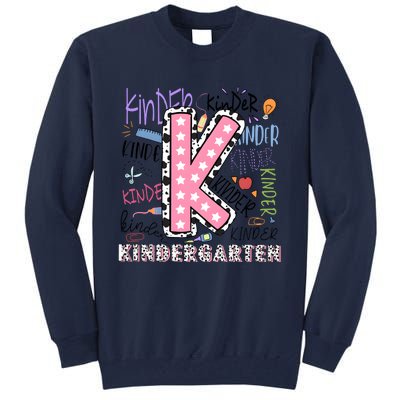 Kindergarten Teacher Back To School Tall Sweatshirt