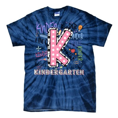 Kindergarten Teacher Back To School Tie-Dye T-Shirt