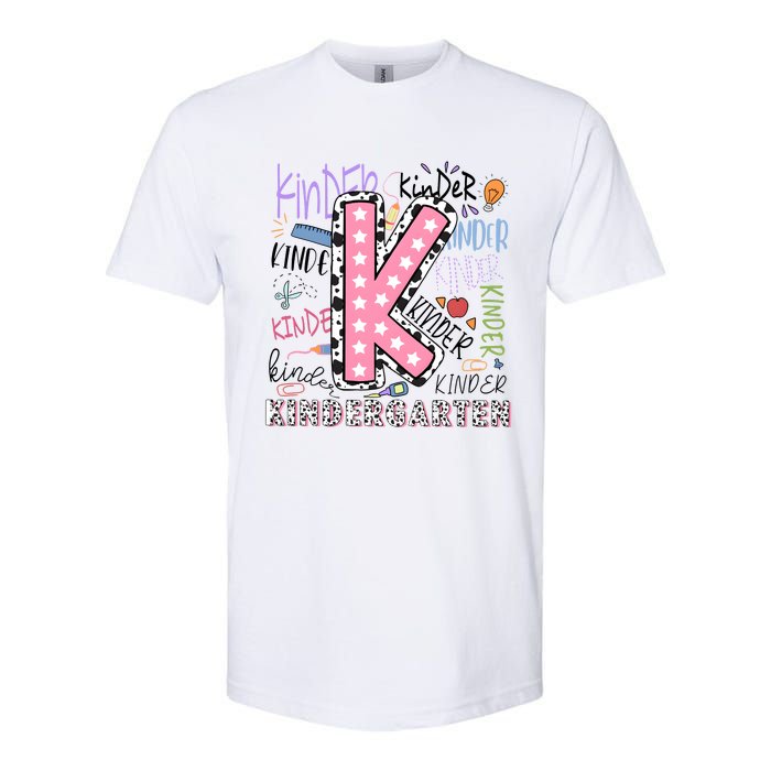 Kindergarten Teacher Back To School Softstyle CVC T-Shirt