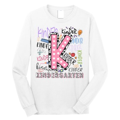 Kindergarten Teacher Back To School Long Sleeve Shirt