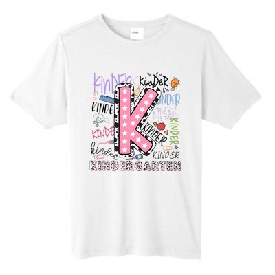 Kindergarten Teacher Back To School Tall Fusion ChromaSoft Performance T-Shirt