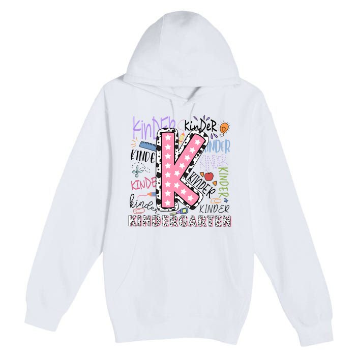 Kindergarten Teacher Back To School Premium Pullover Hoodie