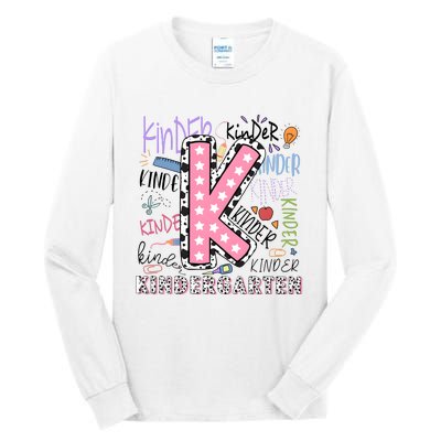 Kindergarten Teacher Back To School Tall Long Sleeve T-Shirt