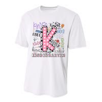 Kindergarten Teacher Back To School Performance Sprint T-Shirt