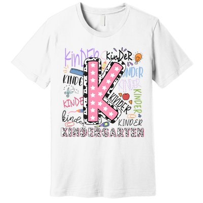 Kindergarten Teacher Back To School Premium T-Shirt