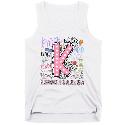 Kindergarten Teacher Back To School Tank Top