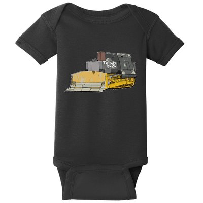 Killdozer Tread Back Baby Bodysuit