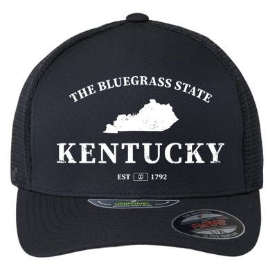 Kentucky The Bluegrass State Flexfit Unipanel Trucker Cap