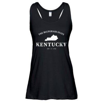 Kentucky The Bluegrass State Ladies Essential Flowy Tank