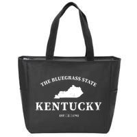 Kentucky The Bluegrass State Zip Tote Bag