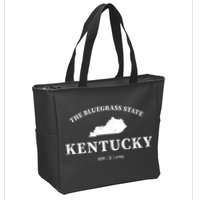 Kentucky The Bluegrass State Zip Tote Bag