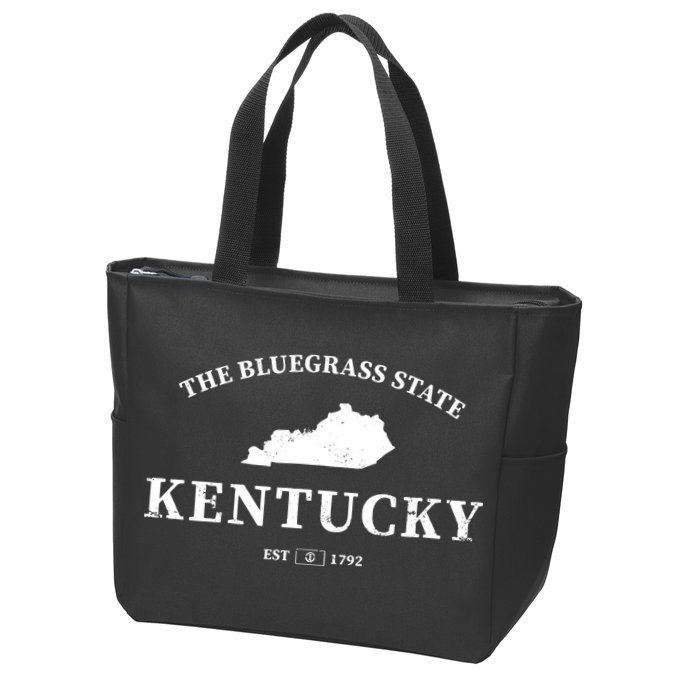Kentucky The Bluegrass State Zip Tote Bag