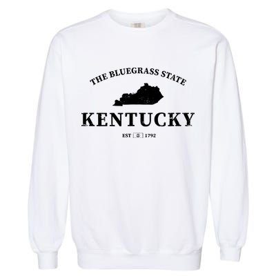 Kentucky The Bluegrass State Garment-Dyed Sweatshirt