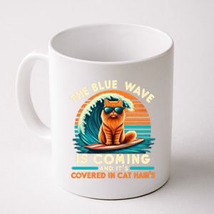 Kamala The Blue Wave Is Coming And ItS Covered In Cat Hairs Gift Coffee Mug