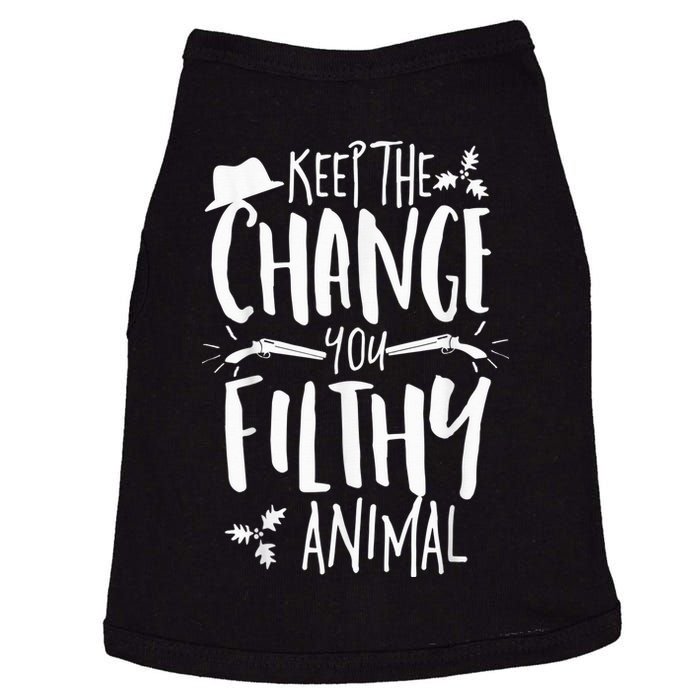 Keep The Change You Filthy Animal Christmas Shirt Alone Home Doggie Tank