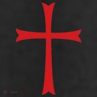 Knights Templar Cross Crusader 7 Panel Mesh Trucker Snapback Hat