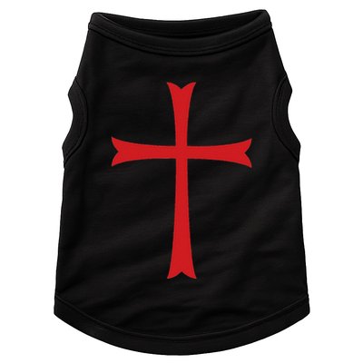 Knights Templar Cross Crusader Doggie Tank