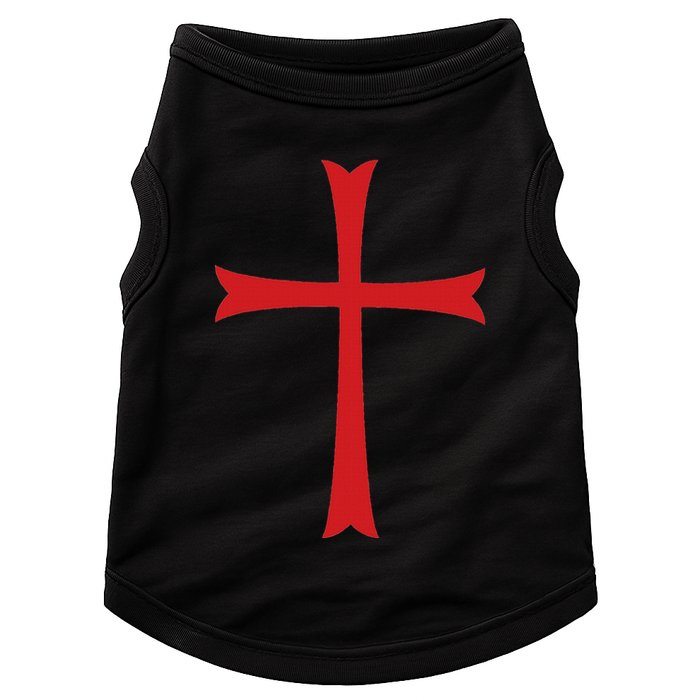 Knights Templar Cross Crusader Doggie Tank