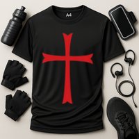 Knights Templar Cross Crusader Performance Shirt
