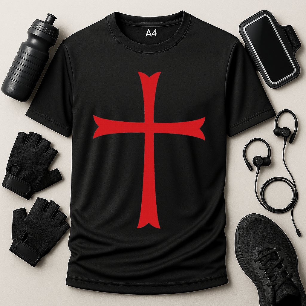 Knights Templar Cross Crusader Performance Shirt