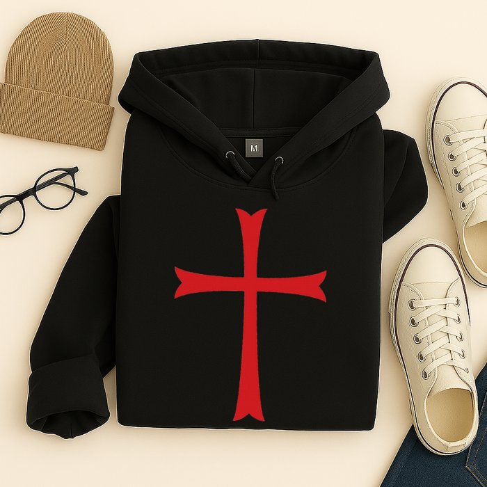 Knights Templar Cross Crusader Hoodie