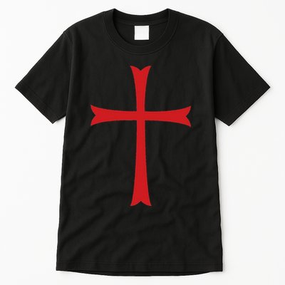 Knights Templar Cross Crusader Tall T-Shirt