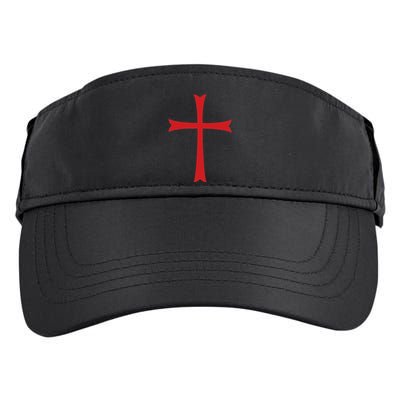 Knights Templar Cross Crusader Adult Drive Performance Visor