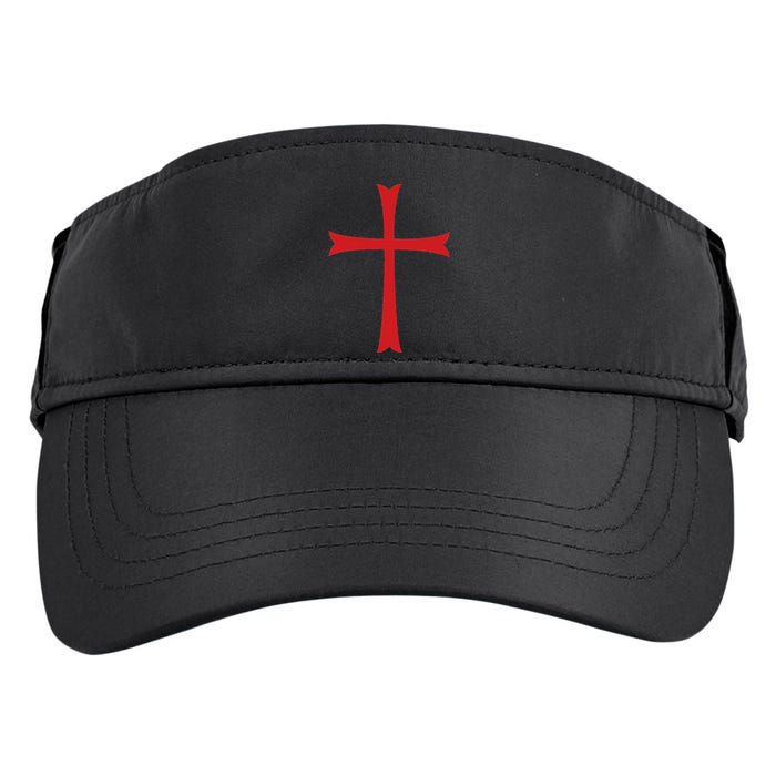 Knights Templar Cross Crusader Adult Drive Performance Visor